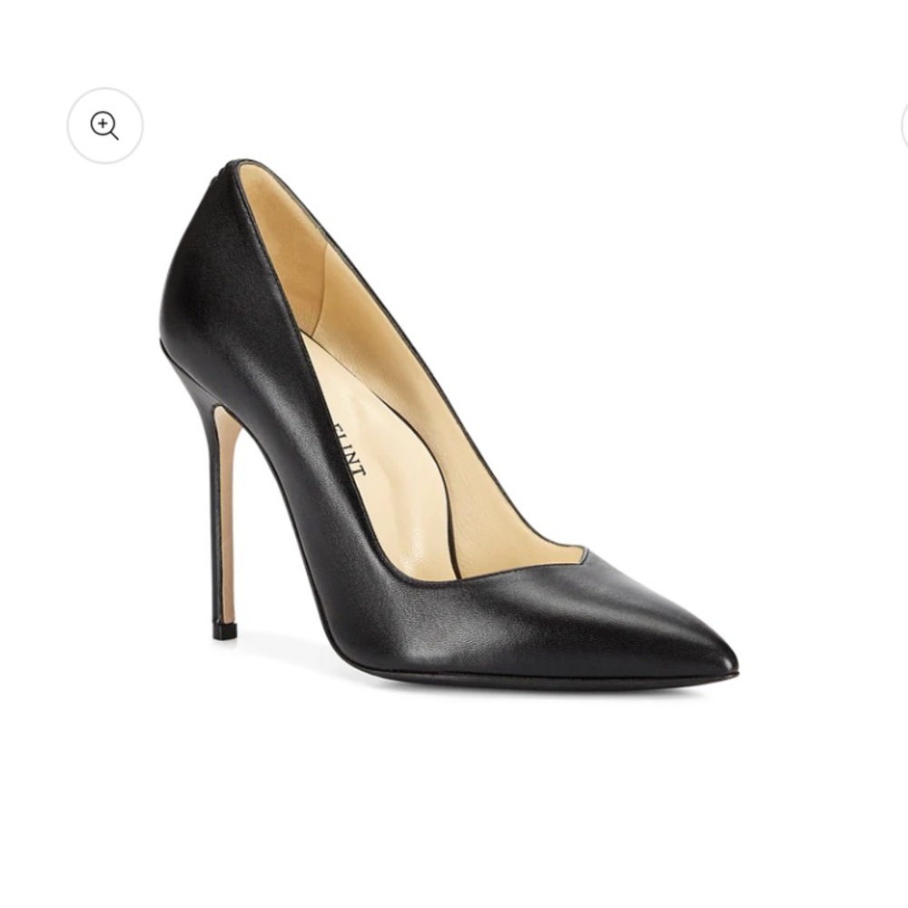 Sarah Flint Black Leather Heels
